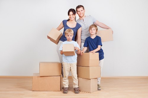 Careful loading during a Roehampton moving service