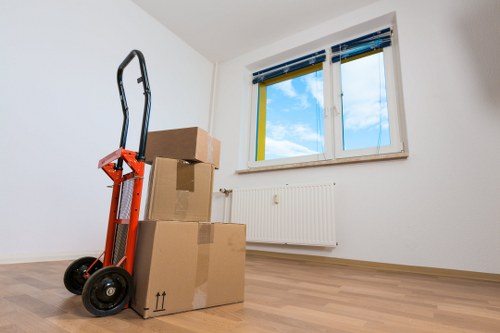 Safe and organised removals work with furniture protected for transport