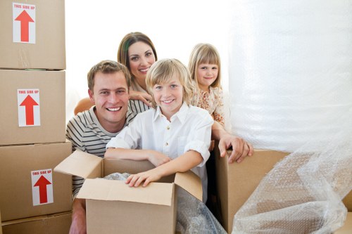 Secure transport of office assets during a Roehampton relocation