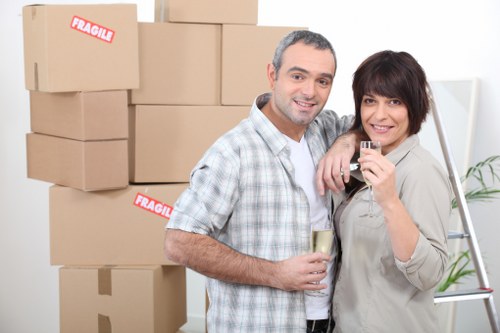 A smooth relocation scene for removals in Roehampton